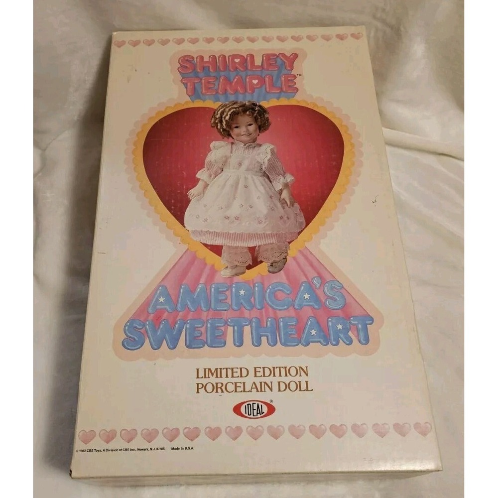 Vintage Shirley Temple Ideal American's Sweetheart Porcelain Doll 1983 #6809 - Picture 4 of 14